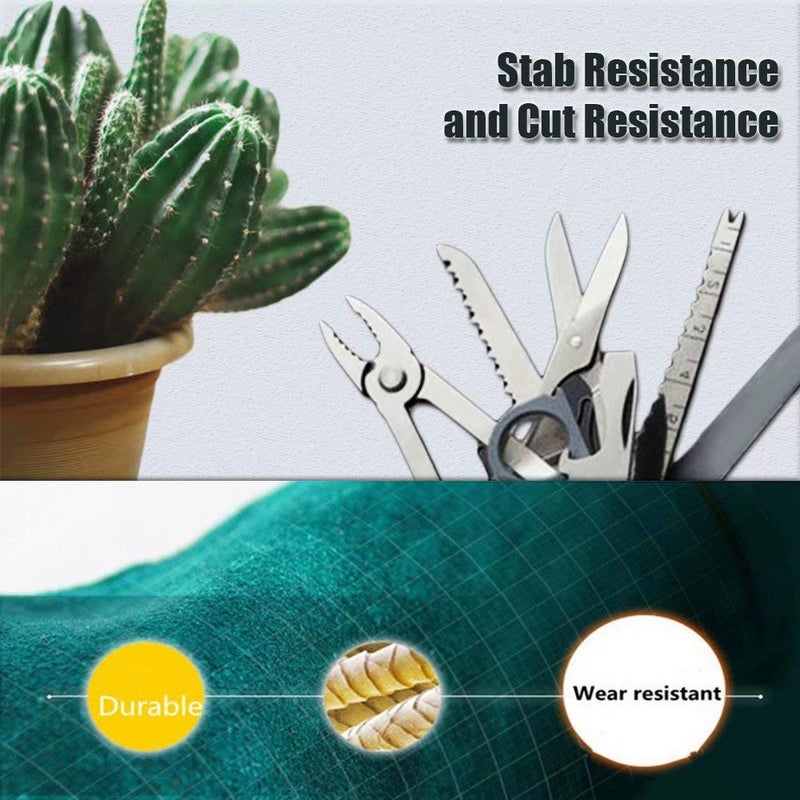 YBB Animal Handling Anti-bite/Scratch Gloves for Dog Cat Bird Parrot Pet (Green) - Image 4